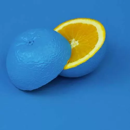  Laranja azul